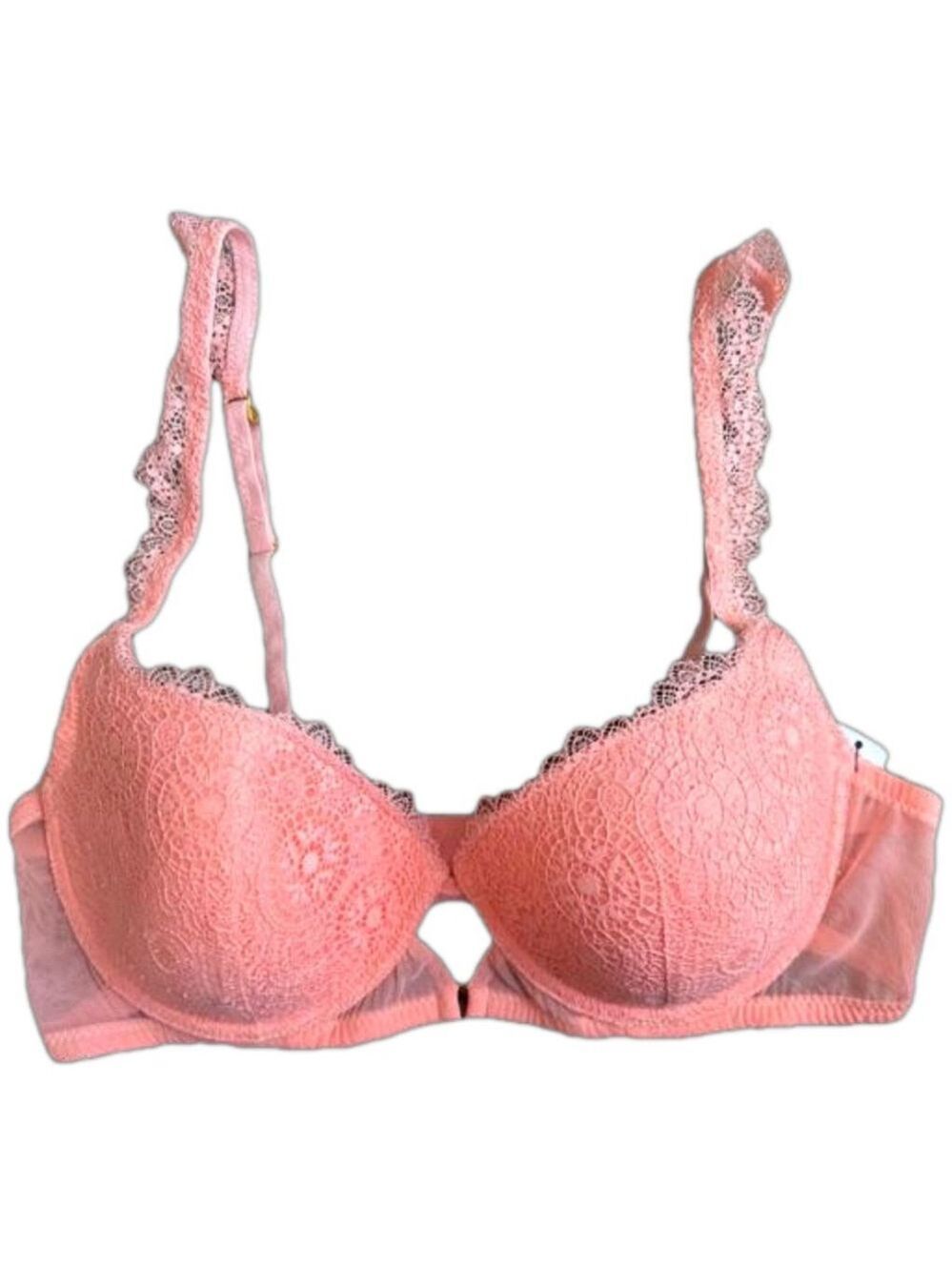 Sam Edelman Peach Amber Flutter T-Shirt Bra 38C - New